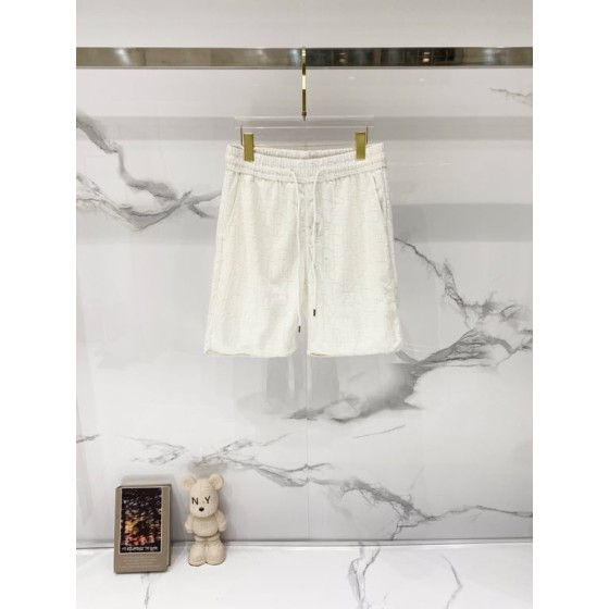 DIOR Men's Oblique Towel Shorts (White)Men's Oblique Towel Shorts (White)
